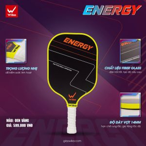 USA PICKLEBALL APPROVED - Đen Vàng