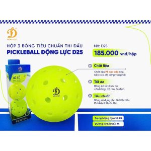 Bóng Thi Đấu PICKLEBALL WIKA W40L